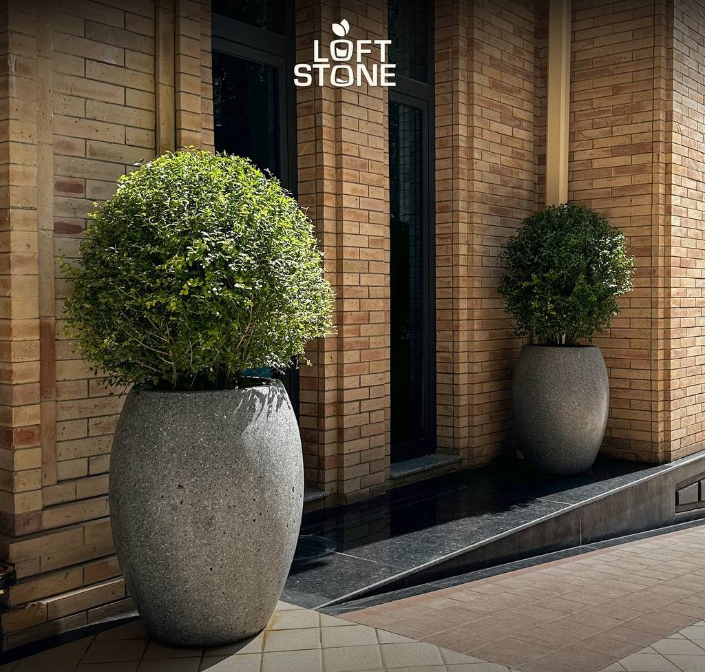 Oval & Konus — Loft Stone marmar-kompozit beton mahsuloti 1