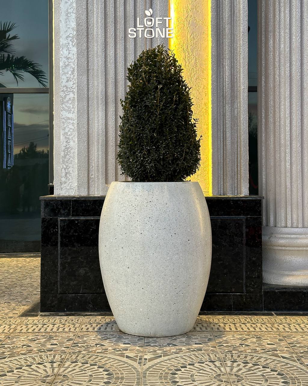 Oval & Konus — Loft Stone marmar-kompozit beton mahsuloti 2