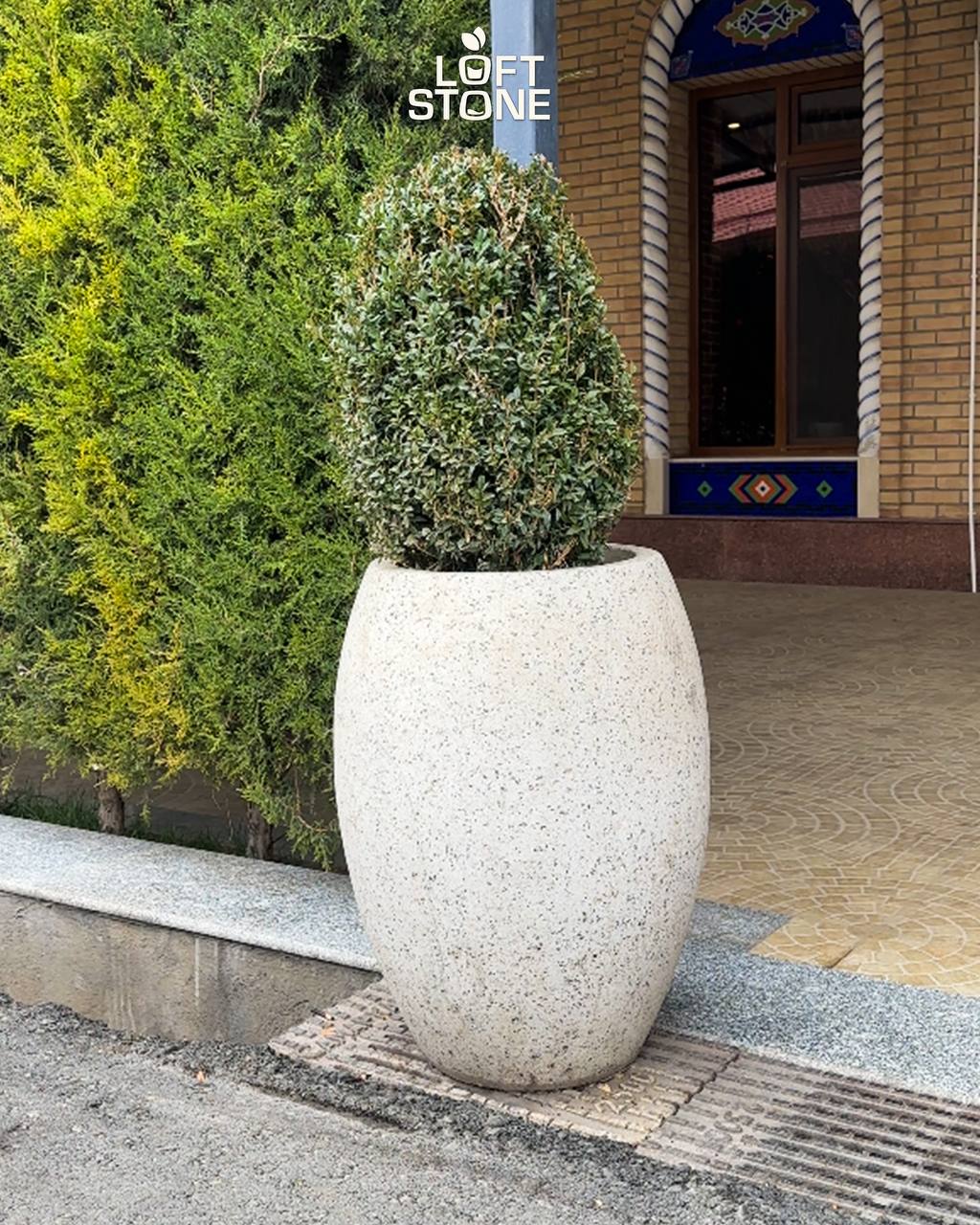 Oval & Konus — Loft Stone marmar-kompozit beton mahsuloti 5