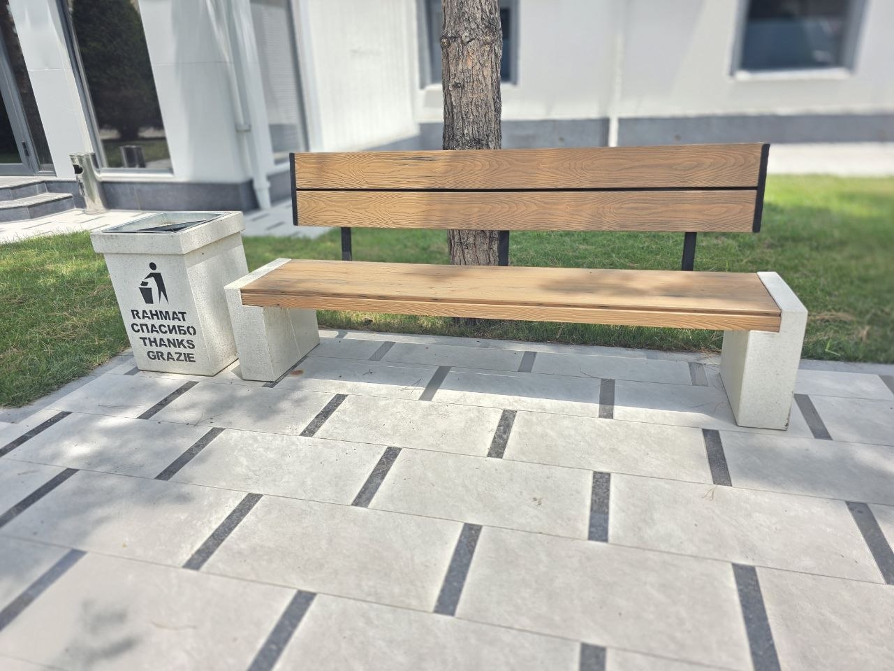 Benches & Bins — Loft Stone marmar-kompozit beton mahsuloti 1